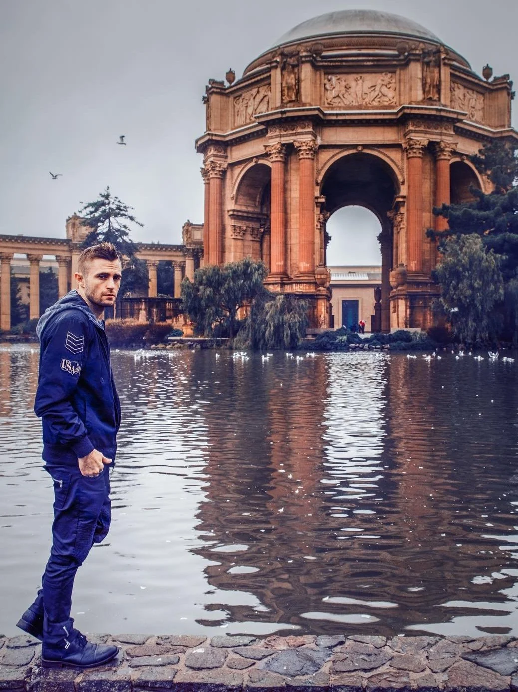 Joe Bryant at the Palace of Fine Arts