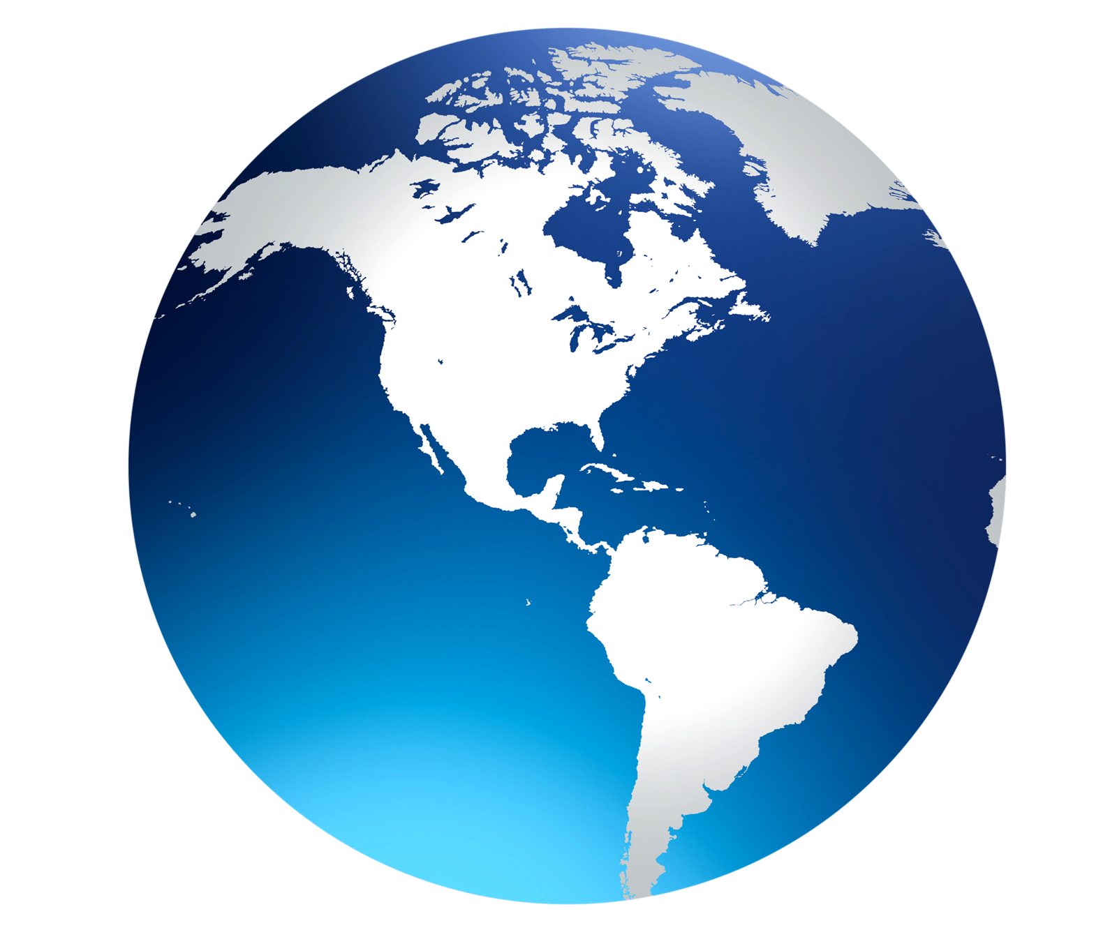 Earth viewed over North and South America